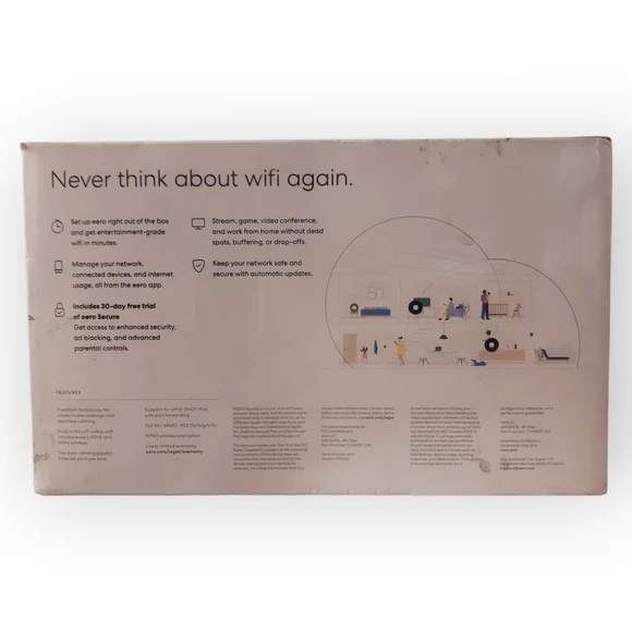 2-PC Eero White Mesh WiFi System - Picture 2 of 2